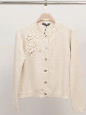 NWT Cecile Wang (France) Ivory Sweater
